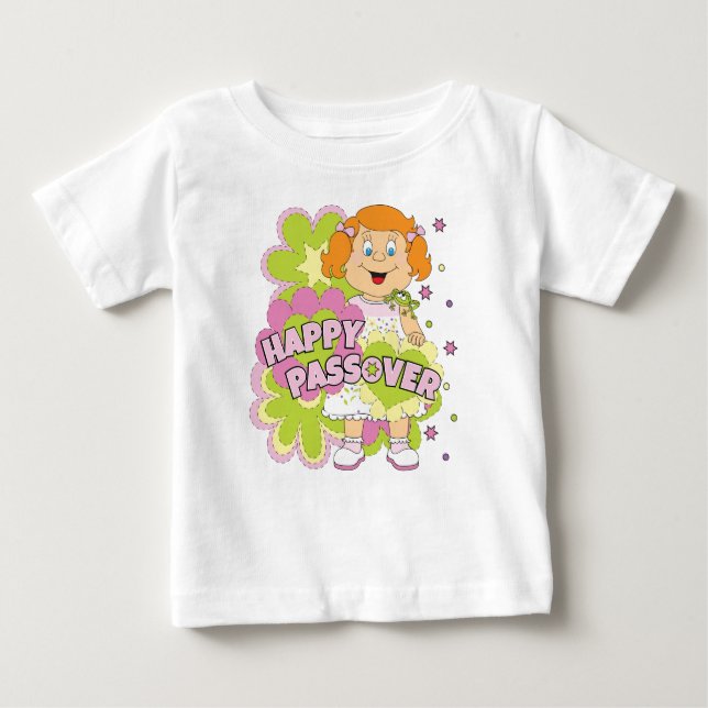 Camiseta Para Bebê Passover 6-24 Meses (Frente)