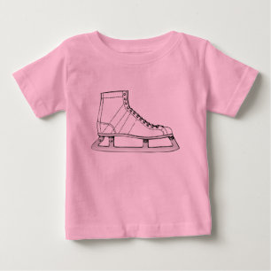 Camiseta Para Bebê Patinação no gelo