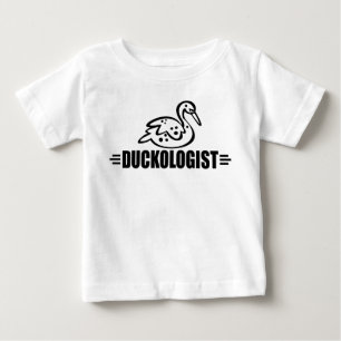 Camiseta Para Bebê Pato Engraçado