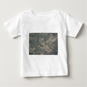 Camiseta Para Bebê Paz da arte de Digitas das tropas da camuflagem do