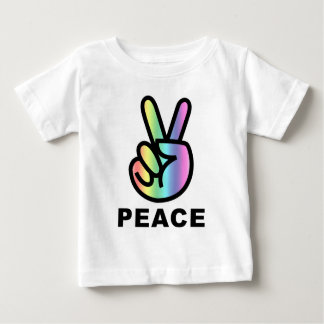 Camiseta Para Bebê Paz no arco