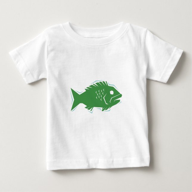 CAMISETA PARA BEBÊ PEIXE1 (Frente)