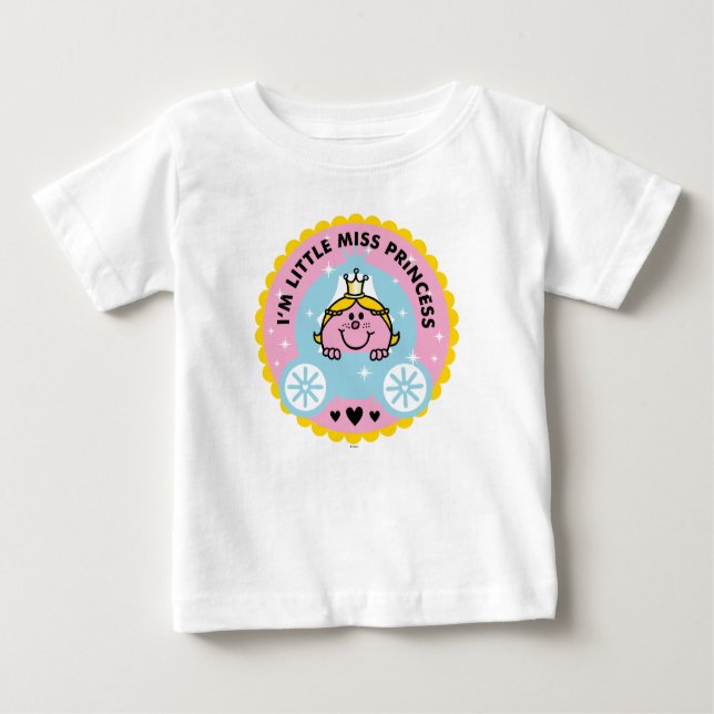 Camiseta Para Bebê Pequena Princesa | Eu Sou Uma Princesa (Frente)