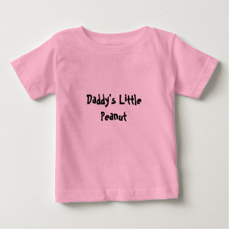 Camiseta Para Bebê Pequeno amendoim pai