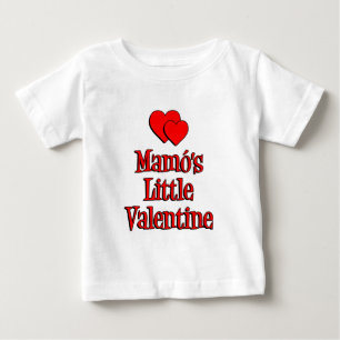 Camiseta Para Bebê Pequeno Namorados de Mamo