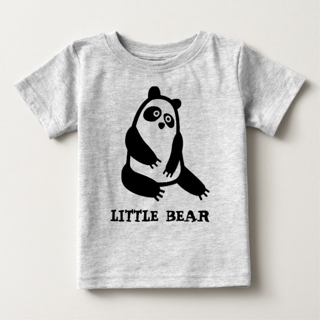 CAMISETA PARA BEBÊ PEQUENO URSO (Frente)