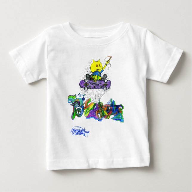Camiseta Para Bebê Percentum Ollie (Frente)