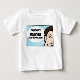 Camiseta Para Bebê Perigo?!