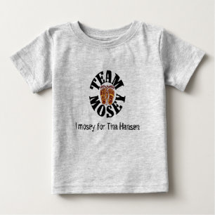 Camiseta Para Bebê Pés pequenos extravagantes