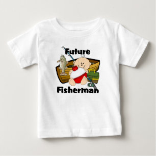 Camiseta Para Bebê Pescador futuro