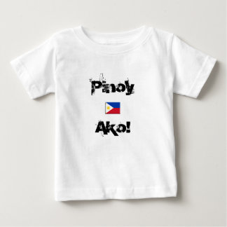 Camiseta Para Bebê Philippines_flag, PinoyAko!