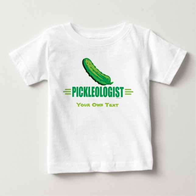 Camiseta Para Bebê Picles Engraçados (Frente)