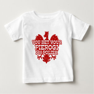 Camiseta Para Bebê Pierogi polonês