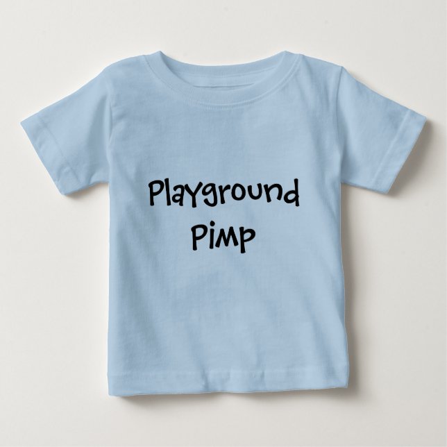 Camiseta Para Bebê Pimp Playground (Frente)