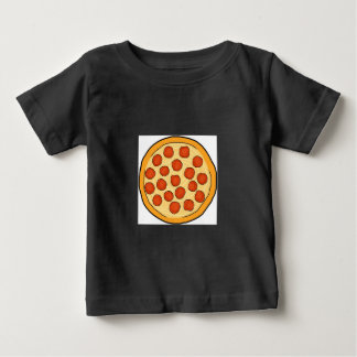 Camiseta Para Bebê Pizza De Pepperoni Grande Pizza Inteira Pizza Dese