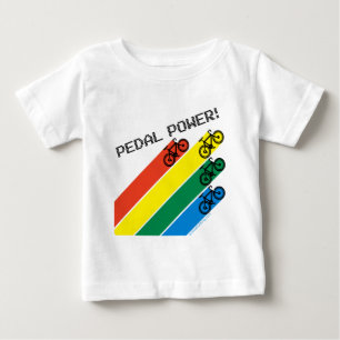 Camiseta Para Bebê Poder do pedal!