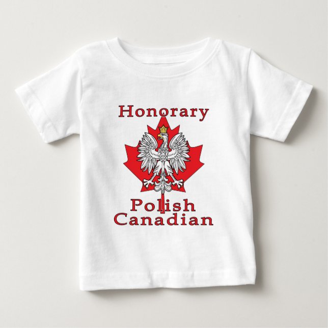 Camiseta Para Bebê Polonês Honorário (Frente)