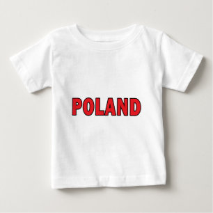 Camiseta Para Bebê Polônia