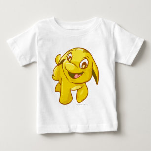 Camiseta Para Bebê Poogle Dourado