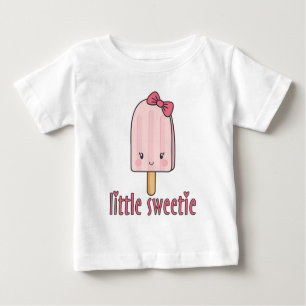 Camiseta Para Bebê Pouco Popsicle do docinho