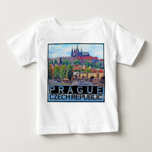 Camiseta Para Bebê Praga (Frente)