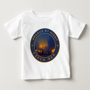 Camiseta Para Bebê Praha da Noite