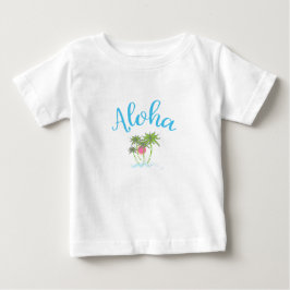 Camiseta Para Bebê Praias-Aloha, Férias Havaianas Legais