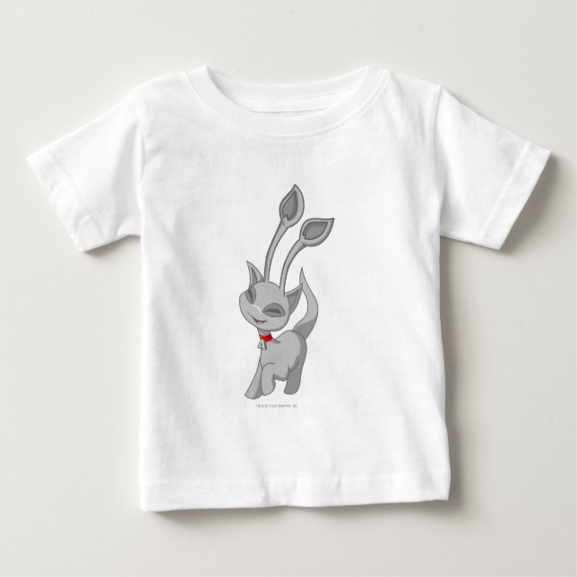 Camiseta Para Bebê Prata de Aisha (Frente)