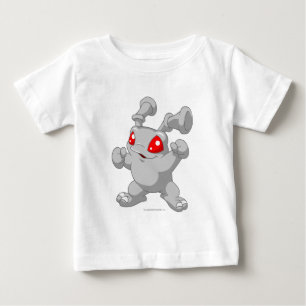 Camiseta Para Bebê Prata de Grundo