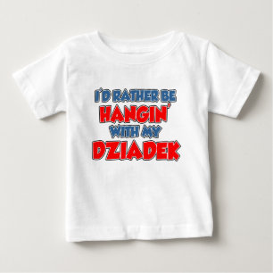 Camiseta Para Bebê Preferencialmentes Be with Dziadek