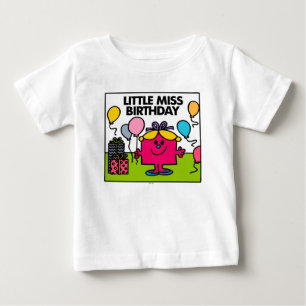 Camiseta Para Bebê Presentes & balões pequenos da senhorita