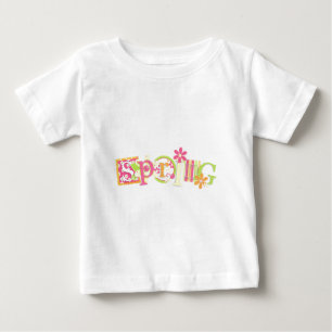 Camiseta Para Bebê Primavera
