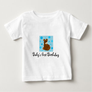 Camiseta Para Bebê Primeiro aniversário do bebê
