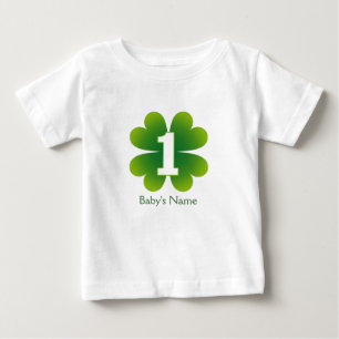 Camiseta Para Bebê Primeiro aniversario do dia do St. Patricks