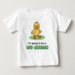 Camiseta Para Bebê Primo grande a ser - pato