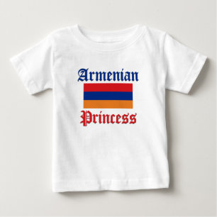 Camiseta Para Bebê Princesa armênia