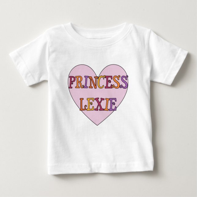 Camiseta Para Bebê Princesa Lexie T Shirt (Frente)