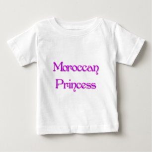 Camiseta Para Bebê Princesa marroquina