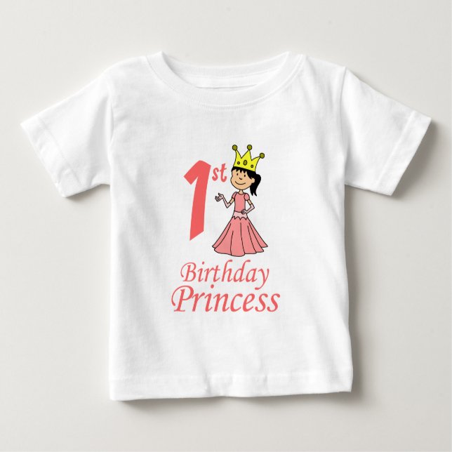 Camiseta Para Bebê Princesa rua (Frente)