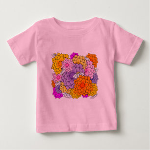Camiseta Para Bebê Profusão de Posey