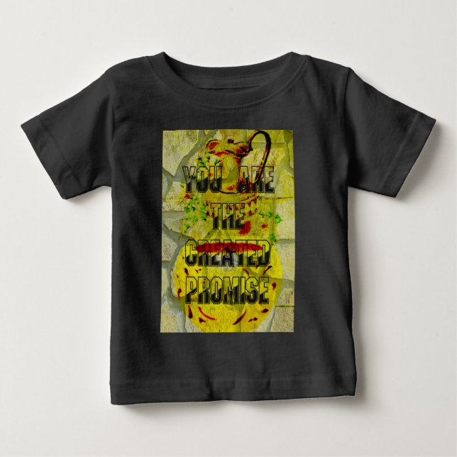 Camiseta Para Bebê Promessa do ouro: O Script do Ouro do Destino (Frente)