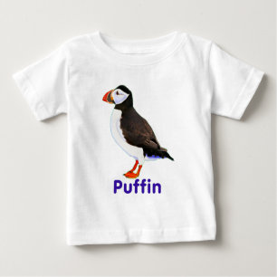 Camiseta Para Bebê Puffin Atlântico