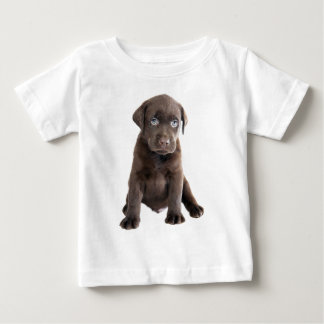 Camiseta Para Bebê Puppia de chocolate