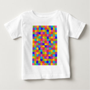 Camiseta Para Bebê quebra-cabeça de autismo