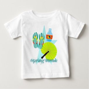 Camiseta Para Bebê Quebra de primavera