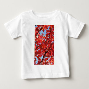Camiseta Para Bebê Queda Vermelha
