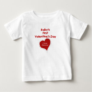 Camiseta Para Bebê Querida Namorados Eu Adoro Mamãe
