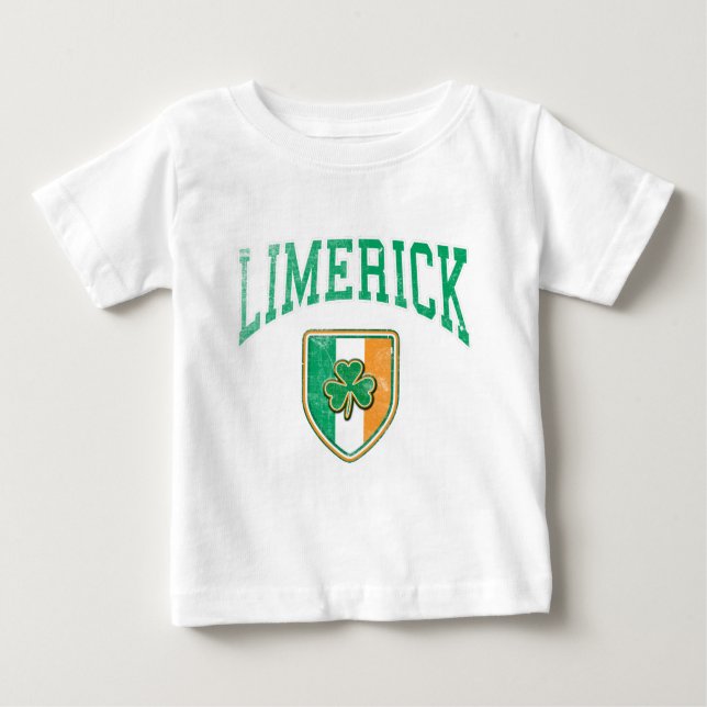 Camiseta Para Bebê QUINTILHA JOCOSA Ireland (Frente)
