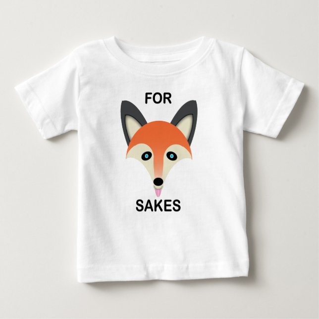 Camiseta Para Bebê Red Fox - Baby Fine Jersey T Shirt (Frente)