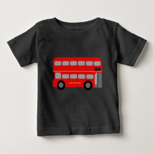 Camiseta Para Bebê Red London Bus